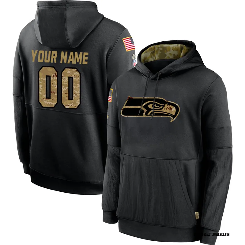 BEST NFL Personalized Seattle Seahawks Salute To Service Black Custom 3D  Hoodie, Shirt • Kybershop