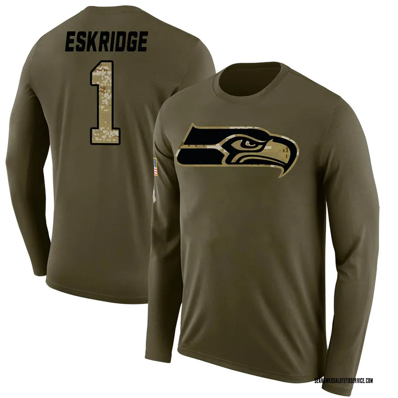 Dee Eskridge 2020 Salute To Service Performance T-Shirt - Black -  Tshirtsedge