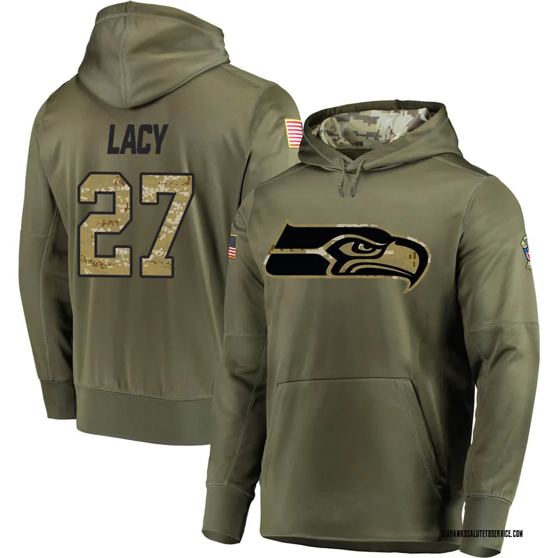 Tshirtsedge Eddie Lacy Legend Salute to Service T-Shirt - Olive