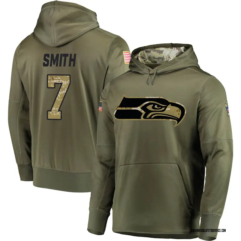 Geno Smith Seattle Seahawks 2022 Salute To Service Olive Jersey - All -  Nebgift