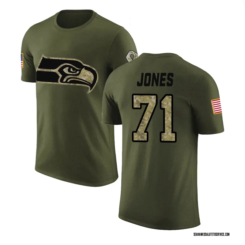 Walter Jones 2020 Salute To Service Performance T-Shirt - Black -  Tshirtsedge